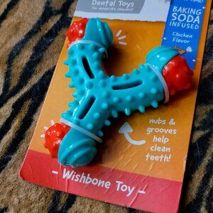 Wishbone Dog Dental Chew Toy Puppy sm. New!
